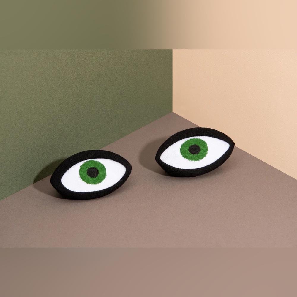 Eye Socks by DOIY | Green | Sealed Box | Unisex - Picture 3 of 6